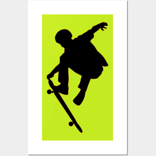 Skaterboard Jump Posters and Art